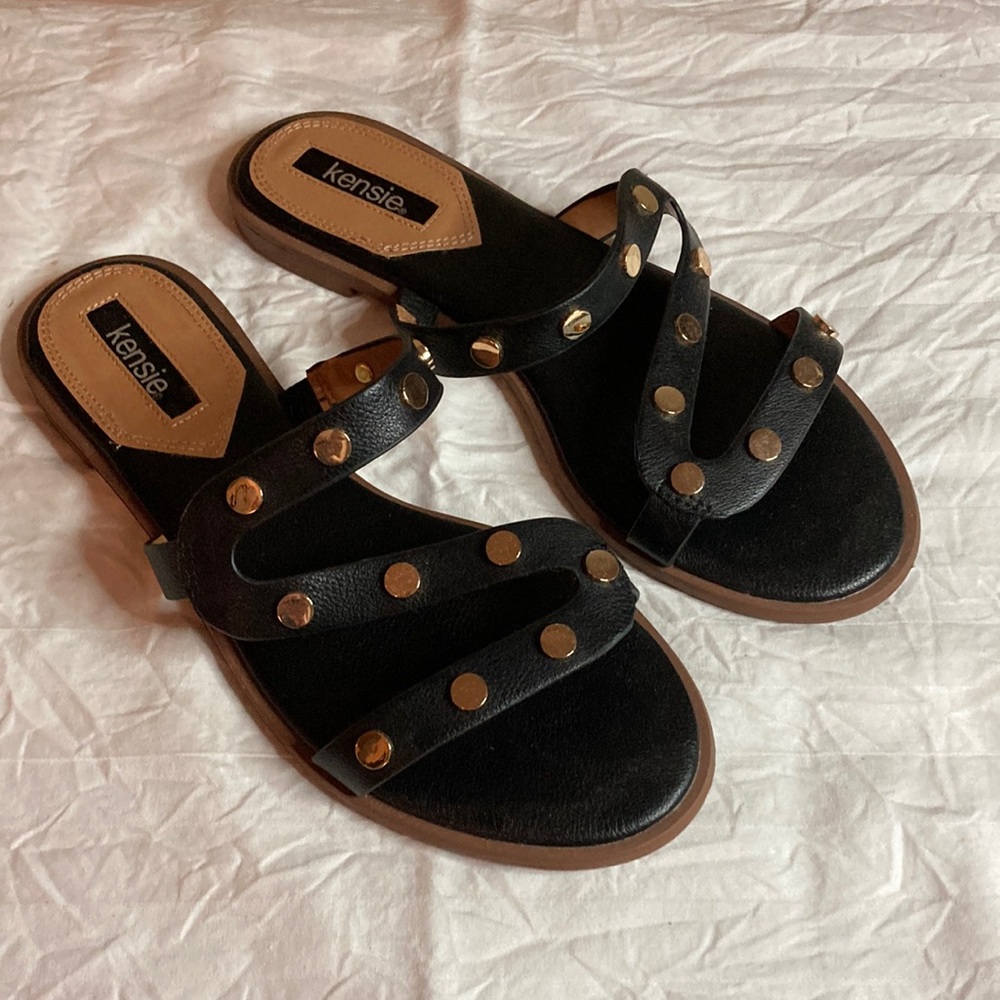 Kenzie Mimosa studded sandal flats